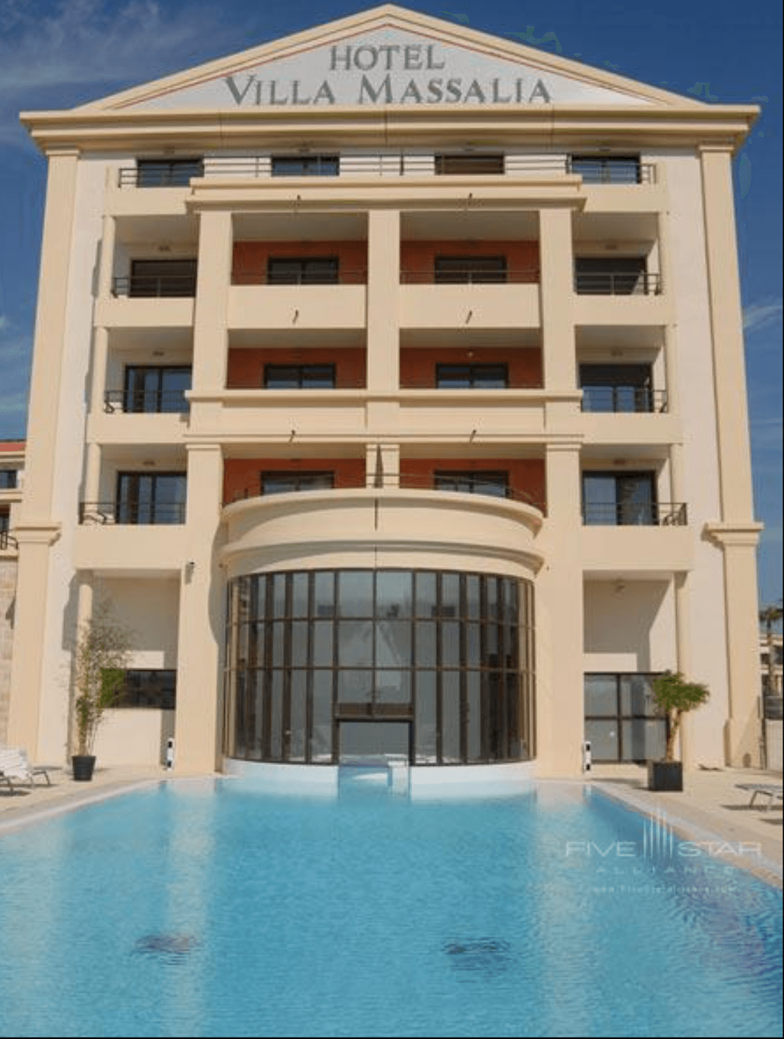 Façade de la Villa M à Marseille
